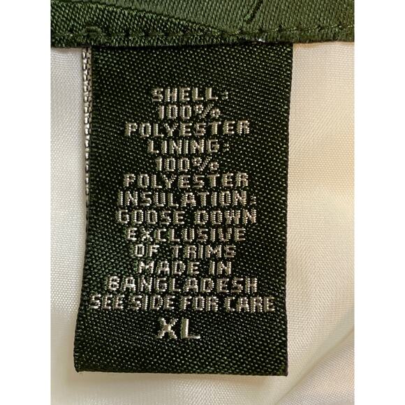 Eddie Bauer Premium Goose Down Puffer Vest Women Sz XL Cream Faux Fur Collar - Picture 7 of 13